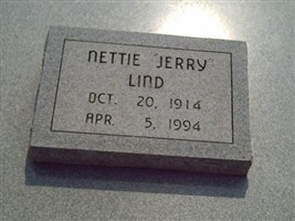 Nettie Pearl "Jerry" Phillips Lind