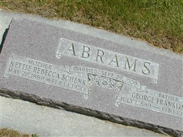 Nettie Rebecca Schenk Abrams