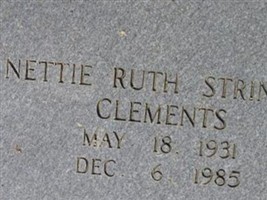 Nettie Ruth Stringer Clements Nettie Ruth Stringer Clements