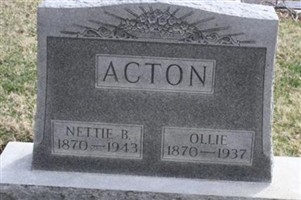 Nettie Bell Stover Acton Bateman