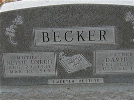 Nettie Unruh Becker Nettie Unruh Becker