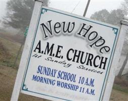 New Hope AME Cemetery