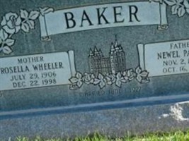 Newel Parley Baker Newel Parley Baker