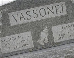 Nicholas A. Vassonei Nicholas A. Vassonei
