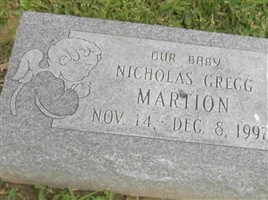 Nicholas Gregg Martion Nicholas Gregg Martion