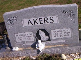 Nicholas Henry Akers Nicholas Henry Akers