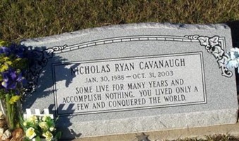 Nicholas Ryan Cavanaugh Nicholas Ryan Cavanaugh