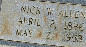 Nick W Allen Nick W Allen