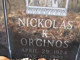 Nickolas K Orginos Nickolas K Orginos