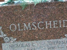 Nickolas L Olmscheid Nickolas L Olmscheid