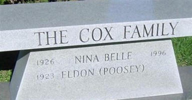 Nina Belle Collins Cox Nina Belle Collins Cox