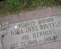 Nina Inns Henning Beverley Nina Inns Henning Beverley