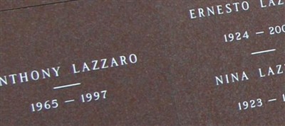 Nina Lazzaro Nina Lazzaro