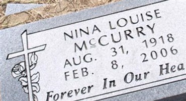 Nina Louise Ewing McCurry