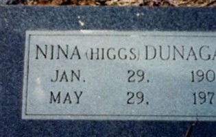 Nina Mae Higgs Dunagan Nina Mae Higgs Dunagan
