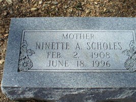 Ninette A. Stuart Scholes Ninette A. Stuart Scholes