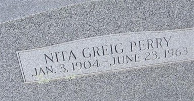 Nita Greig Perry Nita Greig Perry