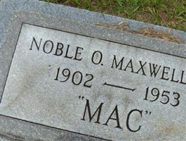 Noble O "Mac" Maxwell, III Noble O "Mac" Maxwell, III
