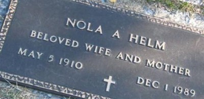Nola A Helm