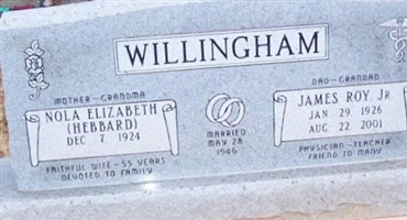 Nola Elizabeth Willingham