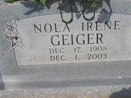 Nola Irene Fouts Geiger Nola Irene Fouts Geiger