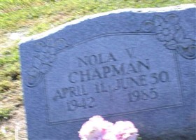 Nola V Chapman Nola V Chapman