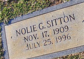 Nolie G. Sitton Nolie G. Sitton