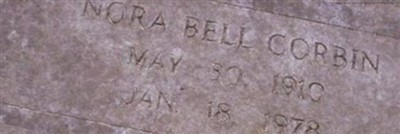 Nora Bell Corbin Nora Bell Corbin