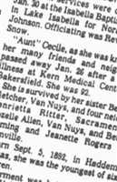 Nora Cecile Johnson