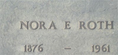 Nora E Roth Nora E Roth