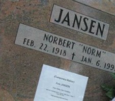 Norbert "Norm" Jansen Norbert "Norm" Jansen
