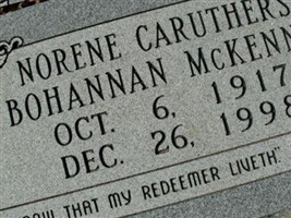 Norene Caruthers Bohannan -McKenna