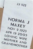 Norma J Maxey