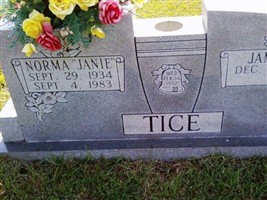 Norma "Janie" Tice Norma "Janie" Tice