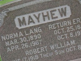 Norma Lang Mayhew Norma Lang Mayhew