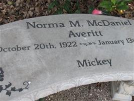 Norma M McDaniel Averitt