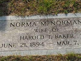 Norma M. Norman Baker