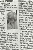 Norma Marnie Winter Andersen
