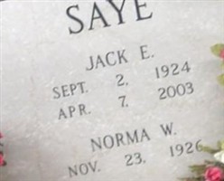 Norma W Saye Norma W Saye