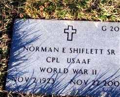 Norman E Shiflett, Sr Norman E Shiflett, Sr