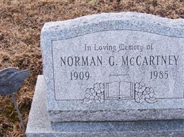 Norman G McCartney Norman G McCartney