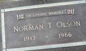 Norman T Olson Norman T Olson