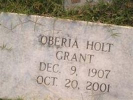 Oberia Holt Grant