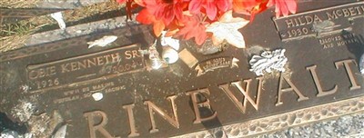 Obie Kenneth Rinewalt, Sr Obie Kenneth Rinewalt, Sr