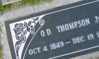 O. D. Thompson, Jr O. D. Thompson, Jr