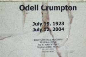 Odell Cockerham Crumpton