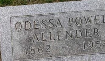 Odessa Powell Allender Odessa Powell Allender