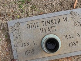 Odie Tinker W. Hyatt Odie Tinker W. Hyatt