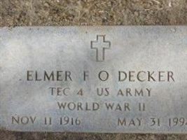 Odis Elmer F Decker Odis Elmer F Decker