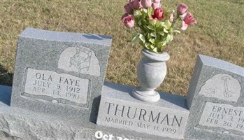 Ola Faye Orrell Thurman